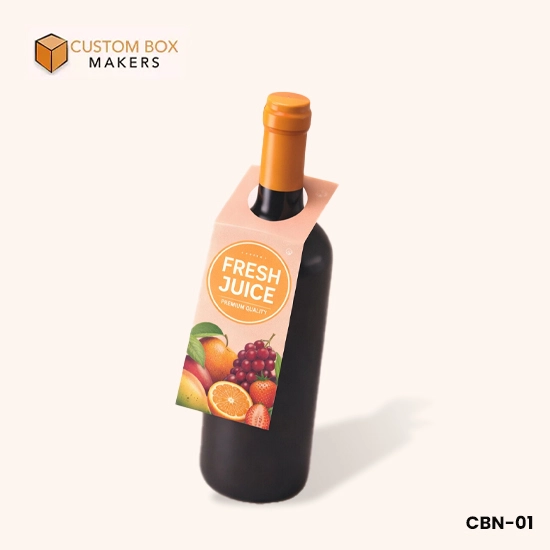 bottle necker packaging tag