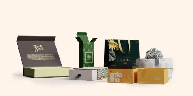 Stylish and high-quality custom gift boxes with creative designs, tailored for premium brands and luxury product packaging.