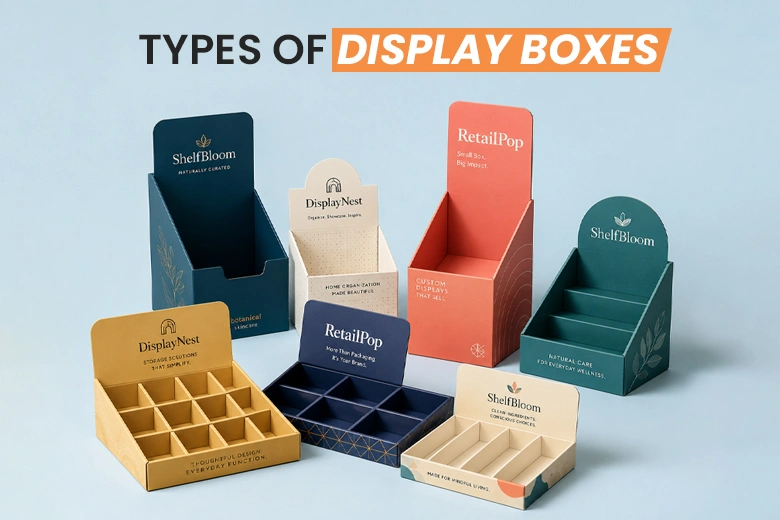 types of display boxes