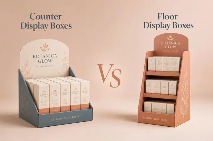 Counter Display Boxes Vs Floor Display Boxes guide