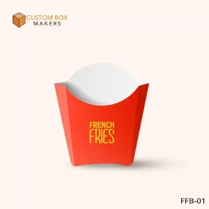 French fry boxes with logo