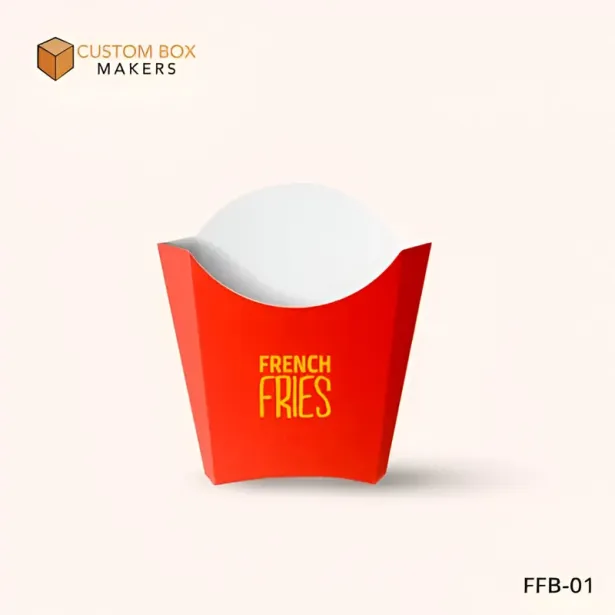 french fries box with logo