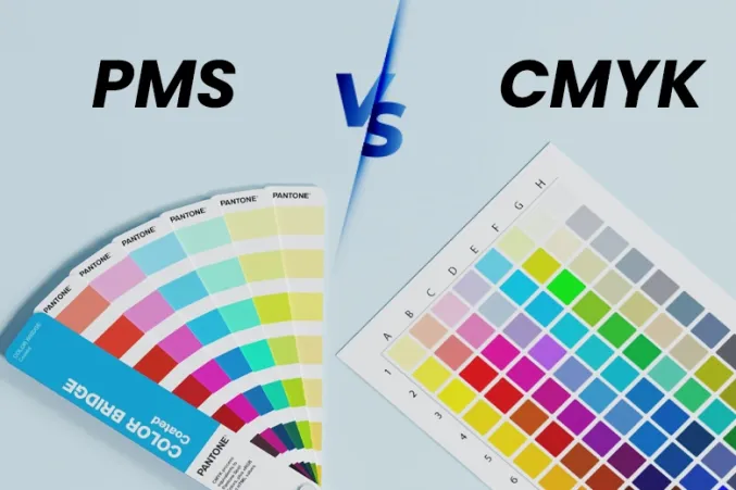 PMS vs CMYK color system