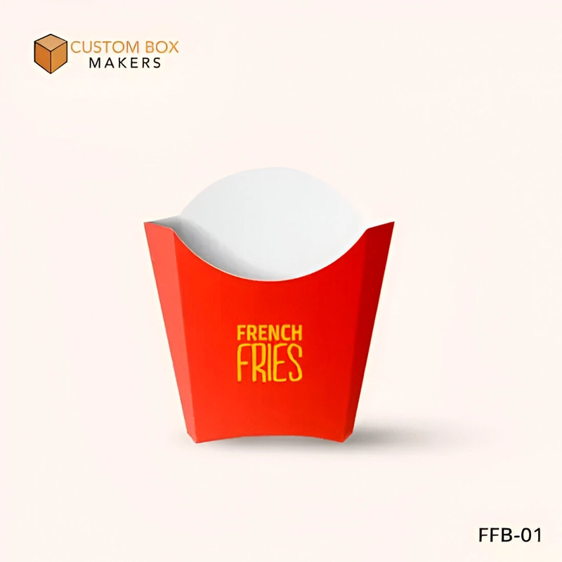 French fry boxes with logo